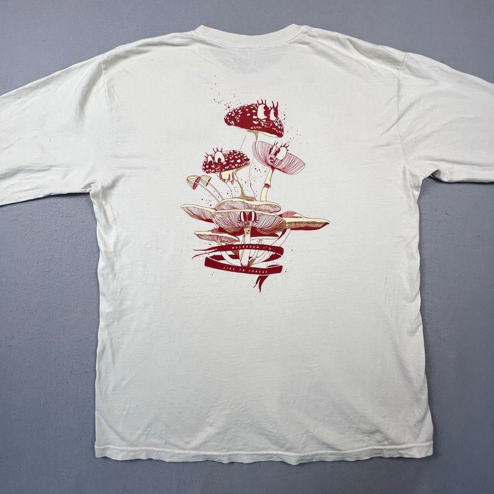 Margo Price Long Sleeve Shirt Mens XL Cream Mushroom Concert Tour Country Music